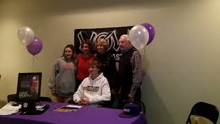 Tucker Smith from Cornerstone Charter School signs for college baseball with James Madison [upl. by Lucia]