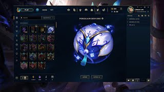 Opening 10 Porcelain Orbs  League of Legends 🔵⚪ [upl. by Oreves]