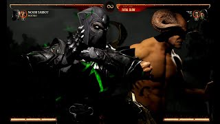 Mortal Kombat 1 2024 Noob Saibot amp Motaro Kameo Fatal Blow [upl. by Ahsienom]