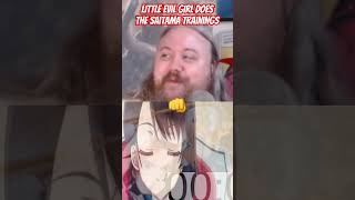 Anime Girl does the One Punch Man Training and becomes a godlike in 1 week shorts anime reaction [upl. by Ainsworth]