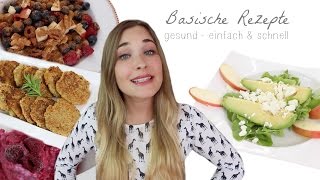 5 REZEPTE für eine BASENÜBERSCHÜSSIGE ERNÄHRUNG  GESUND EINFACH amp SCHNELL  VERLOSUNG [upl. by Mountford]