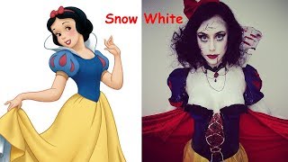 Disney Princesses In Real Life As Zombies  Disney Princesses Halloween Costumes [upl. by Illa544]