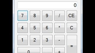 Visual Studio WinForm Windows Calculator Tutorial Example C [upl. by Nalehp]