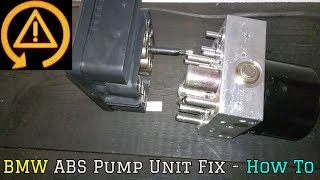 BMW Dynamic Stability Control Fault  Fixed  How To DIY [upl. by Aerdnu]