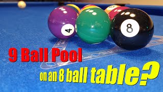 9 Ball Pool on an 8 Ball Table [upl. by Cockburn]