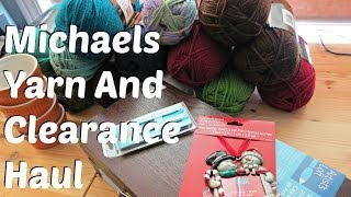 Michaels Yarn And Clearance Haul [upl. by Artina]