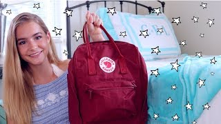 WHATS IN MY BACKPACK 2018  Fjallraven Kanken [upl. by Ayik]