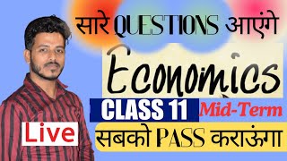 Statistics  One Shot  Economics class 11 Most Important Questions  Mid Term Exam  economics [upl. by Emmons]