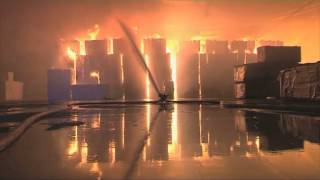 Incendie au port Atlantique de La Rochelle [upl. by Venetia]