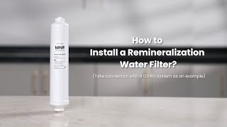 How to Install a Waterdrop Remineralization Water Filter [upl. by Einna912]