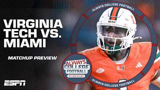 Does Virginia Tech stand a chance against Miami  Always College Football [upl. by Vivl]