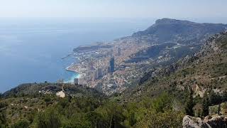 55 Hiking trail over Monaco cotedazur frenchriviera mountains monaco paraplanner [upl. by Nahsad]