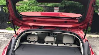 FORD FIESTA How to laydown rear seats for more cargo space [upl. by Yanrahc929]