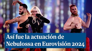 Así fue la actuación de Nebulossa en Eurovisión 2024 [upl. by Nancee449]