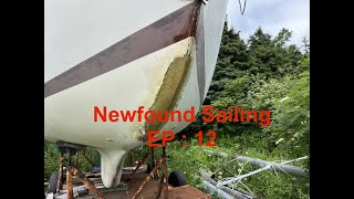 EP 12  Patching Things Up Restoring a Bayfield 29 Sailboat  Part 1 [upl. by Paulina304]