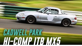 HiComp ITB MX5  Cadwell Park Lap [upl. by Arron483]