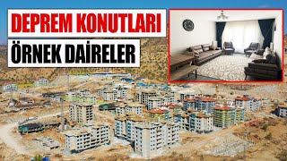 Deprem Konutları ve Örnek Daireler GölbaşıAdıyaman deprem depremzede gölbaşı [upl. by Ayerdna191]