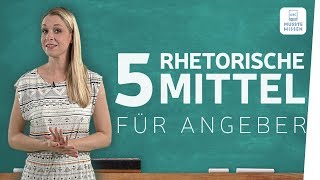 Rhetorische Stilmittel einfach erklärt I musstewissen Deutsch [upl. by Vida194]