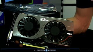 GTX 660 MSI GeForce Twin Frozr Edition Video Card Unboxing amp First Look Linus Tech Tips [upl. by Ayeka956]