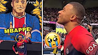 Kylian Mbappe’s Magnificent Tifo in his last PSG match 🤩 [upl. by Sharyl88]