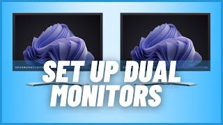 How To Set Up Dual Monitors On Windows 11 [upl. by Keldon]