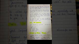 Fluorescence microscopy Application principal Drawbacks Botany 3rd year Handwritten notes [upl. by Ezri352]