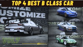 Top 4 Best B Class Car in NFS Unbound Vol 7 [upl. by Ehgit416]