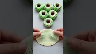 Beautiful doughpastry dough christmas cookies ytshorts [upl. by Annatnas]