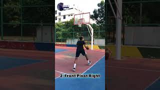 Box Finishing Front Pivots🎒🔥shorts ytshorts basketball sports [upl. by Enyamart]