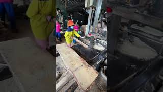 Process of Cutting Wood into Strips [upl. by Cath]