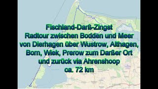 Fischland Darß Zingst Radtour zwischen Bodden und Meer Von Dierhagen zum Darßer Ort und Retour [upl. by Ploch]