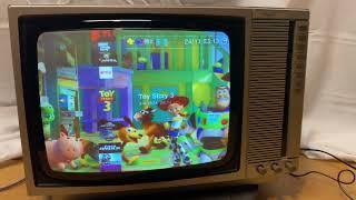 Sharp C1401 CRT TV from 1980 [upl. by Grethel]