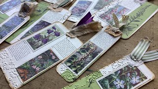 HOW TO make Vintage Junk Journal Tags mass make Tea card Tags [upl. by Ranice]