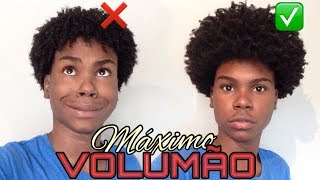 COMO DAR VOLUME NO CABELO CRESPOCACHEADO [upl. by Meggs770]