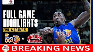 TNT vs BRGY GINEBRA  FULL GAME 5 FINALS HIGHLIGHTS  PBA SEASON 49 GOVERNORS CUP  NOV 6 2024 [upl. by Sharline]