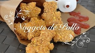 Nuggets de Pollo con Rebozado Crujiente  Como hacer Nuggets de Pollo  Nuggets de Pollo Thermomix [upl. by Rawley646]