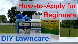 Tenacity Howtoapply for Beginners Easy DIY Lawncare Dos and Donts Preparation Guide [upl. by Cheffetz]