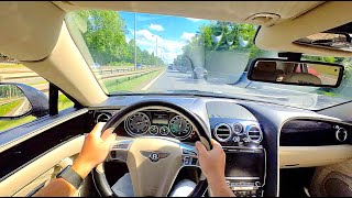 2016 Bentley Flying Spur II W12 625 KM  POV Test Drive sound and acceleration [upl. by Furey473]