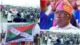 PROTEST BREAKS OUT IN IBADAN TO DIVIDE NIGERIA AS FAST AS POSSIBLE [upl. by Onitnerolf]