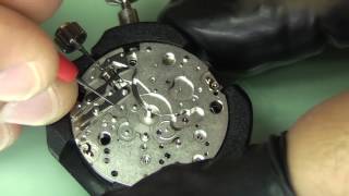 Tag Heuer Aquaracer ETA 7750 Automatic Chronograph Service Part 2of 3 [upl. by Katheryn855]