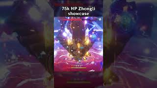 75K HP ZHONGLI SHOWCASE [upl. by Adiuqal]