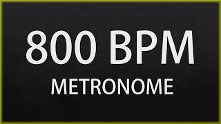 800 BPM  METRONOME [upl. by Octave]