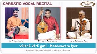 Carnatic Vibes Unleashed Pylore A Narayanans Epic Performance [upl. by Neiman]