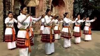 Ritual dance of Manipuri priestesses  Maibi Dance [upl. by Attenrad]