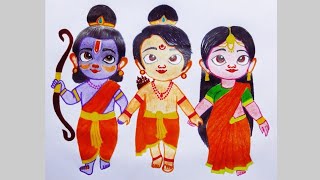 Rama and Sita’s Song – A KidFriendly Rhyming Story of Ramayana रघुपति राघव राजा राम [upl. by Herc]