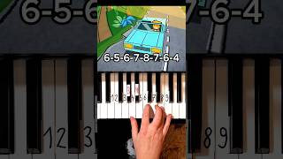 My Ordinary Life Intro The Living Tombstone Piano Tutorial shorts [upl. by Dranek]