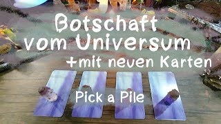 🔮🌼​🌷​Spontane Botschaft vom Universum  neue Orakelkarten🌷🌼🔮 Pick a Pile [upl. by Domenico]