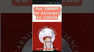 Iodine Allergy The Myth Busted [upl. by Nwahsid]