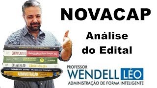 Comentários sobre o Edital da NOVACAP 2018  Prof Wendell Léo [upl. by Terle]