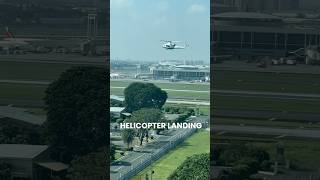 HELICOPTER LANDING at NINOY AQUINO INTERNATIONAL AIRPORTytshorts [upl. by Poulter17]